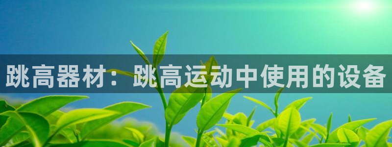 意昂3新能源：跳高器材：跳高运动中使用的设备