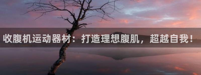 意昂3代理：收腹机运动器材：打造理想腹肌，超越自我！